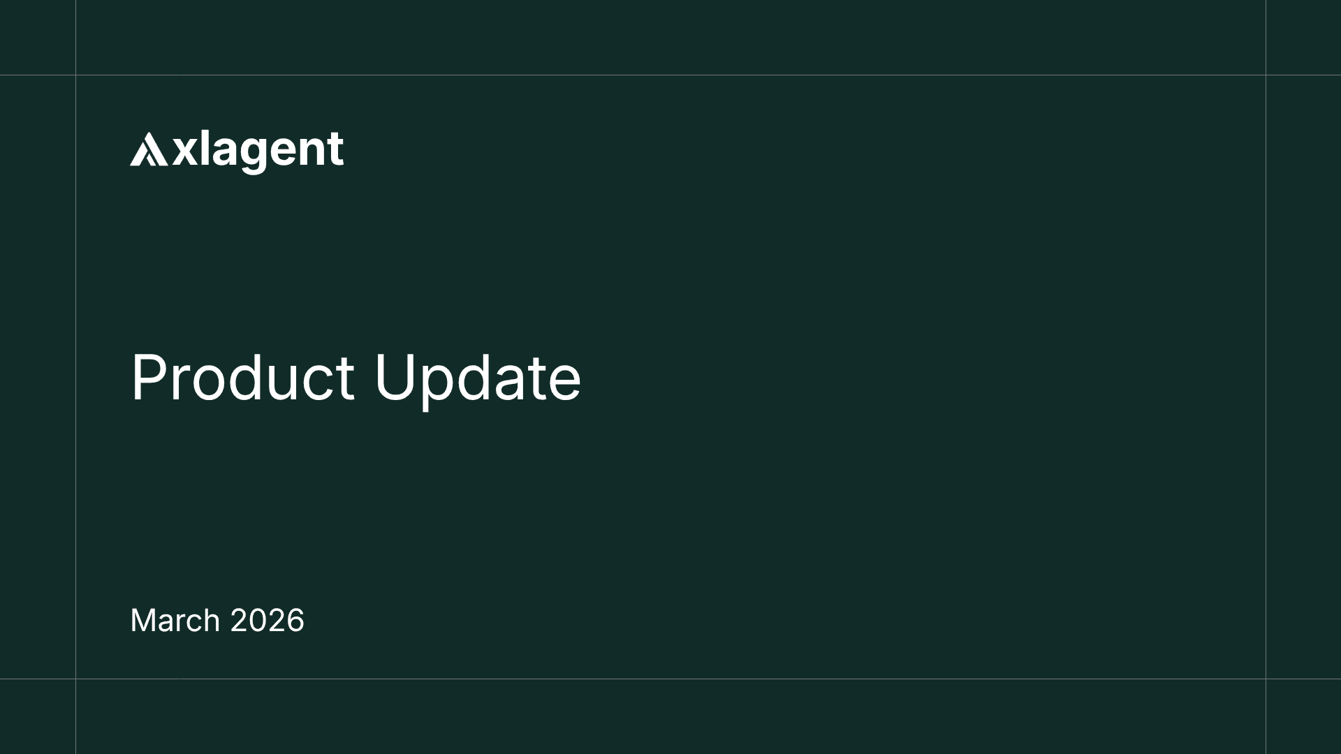 March 2026 product update banner